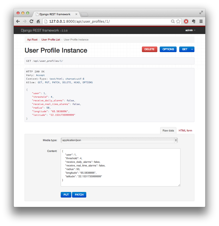API Documentation — AuroraAlarm 1.0 documentation